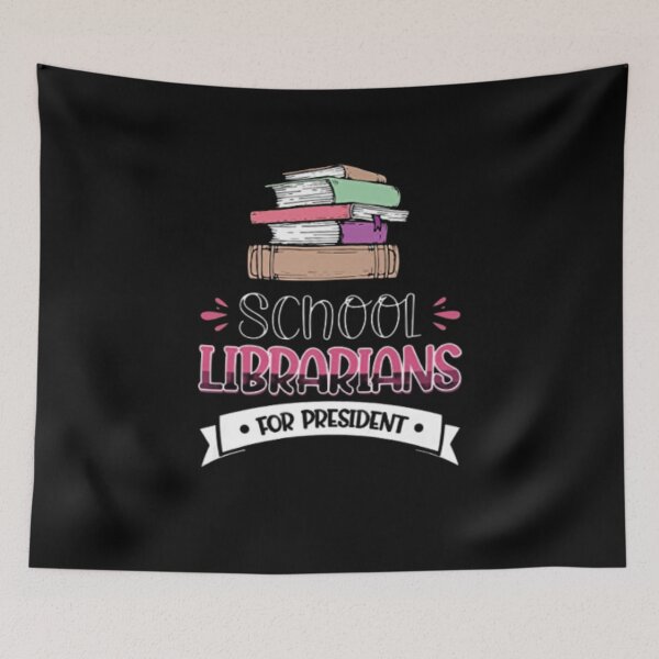 Item preview, School Librarians For President Back To School Premium T-Shirt designed and sold by spolayastore.