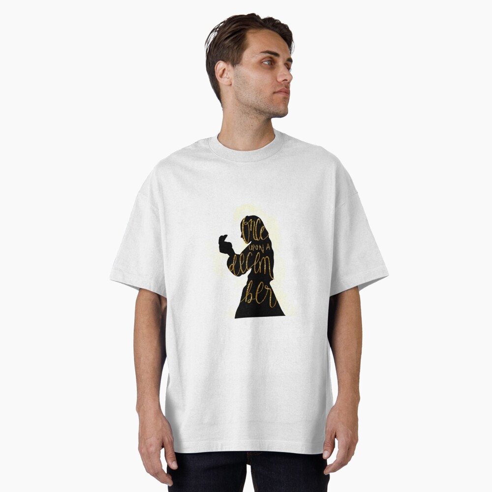 Once Upon A December Christy Altomare Silhouette from Anastasia on Broadway (Gold Glow) Sticker