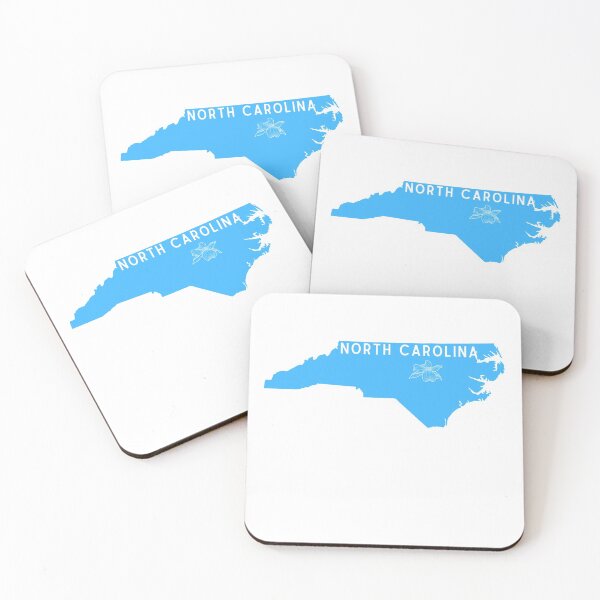 Item preview, North Carolina dogwood flower Raleigh blue designed and sold by TheWaterBirds.