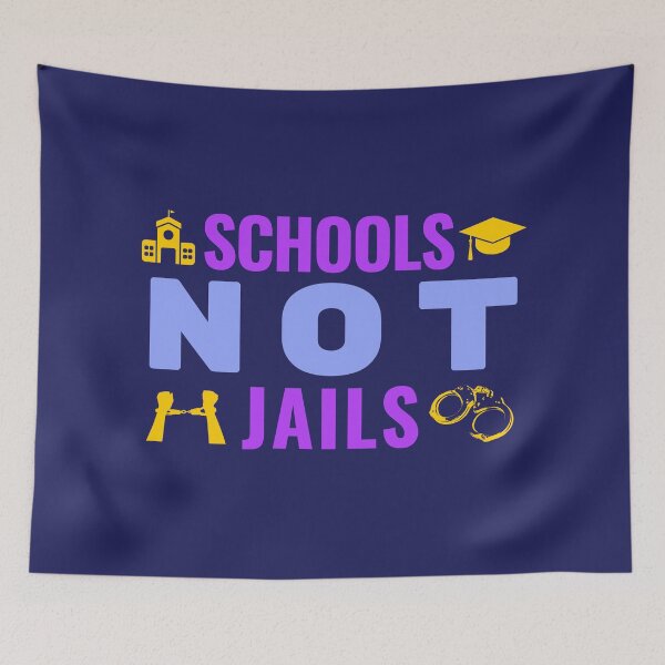 Item preview, Schools Not Jails designed and sold by jadedscientist.