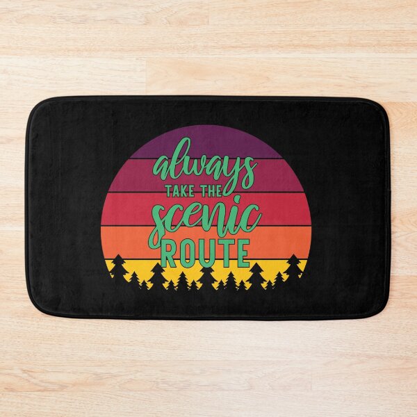 Item preview, Always take the scenic route hiking designed and sold by RoguePixel.