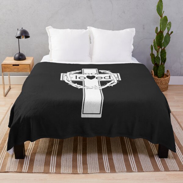 Item preview, Christian Design - So Loved - with Cross and Crown of Thorns designed and sold by simplydesignart.