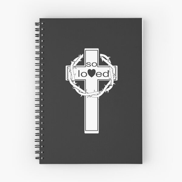 Item preview, Christian Design - So Loved - with Cross and Crown of Thorns designed and sold by simplydesignart.