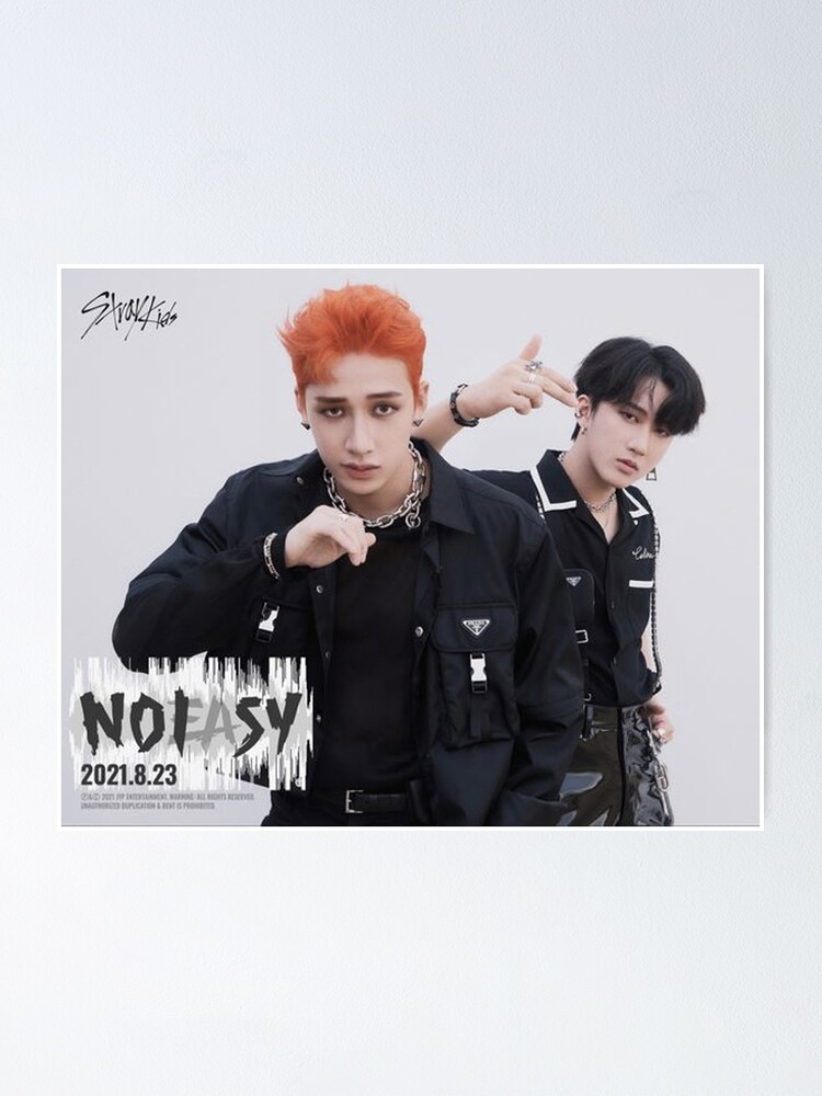 Bang Chan and Changbin - No Easy, Stray Kids Poster for Sale by  siphiridart