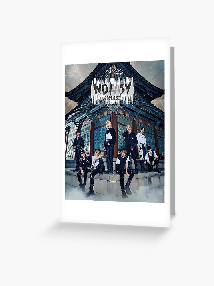 No Easy - Stray Kids Album Cover Greeting Card for Sale by siphiridart