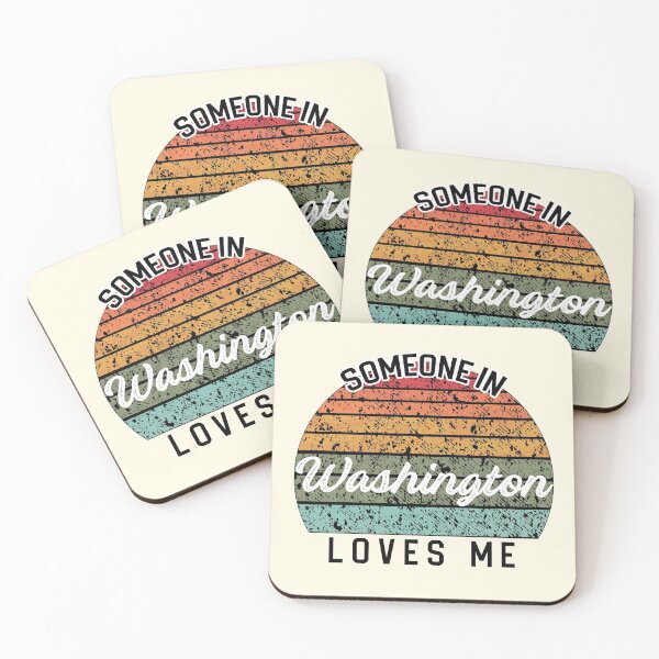 Item preview, United States Travel -- Someone in Washington Loves Me (Light Background) designed and sold by TheEditrix.