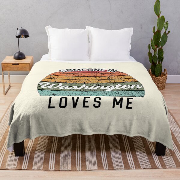 Item preview, United States Travel -- Someone in Washington Loves Me (Light Background) designed and sold by TheEditrix.