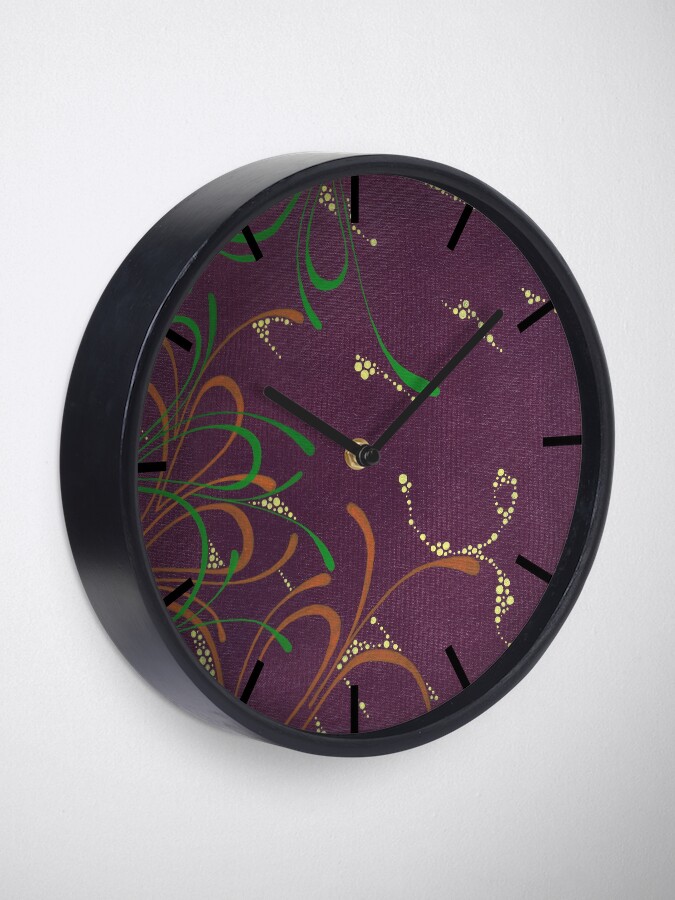 Alternate view of Chasing Fireflies Clock