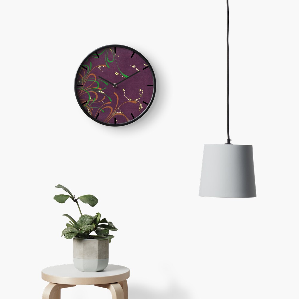 Chasing Fireflies Clock
