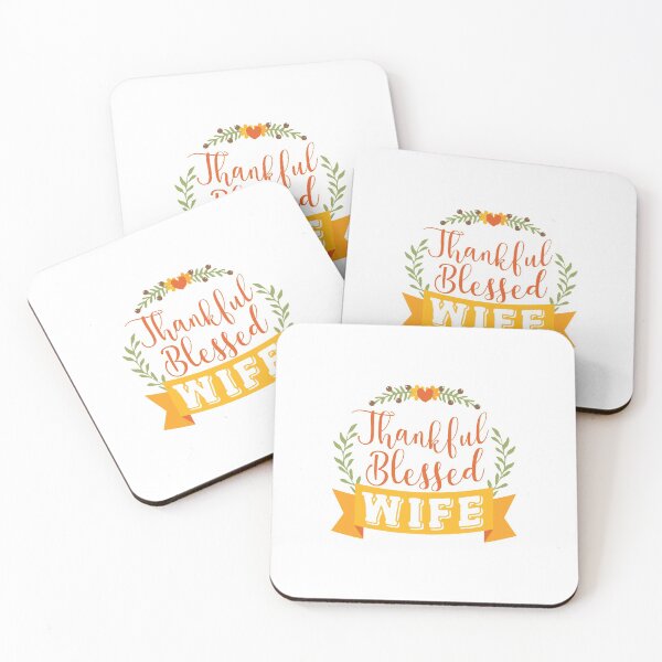 Item preview, Thankful Blessed Wife designed and sold by garmentoffaith.