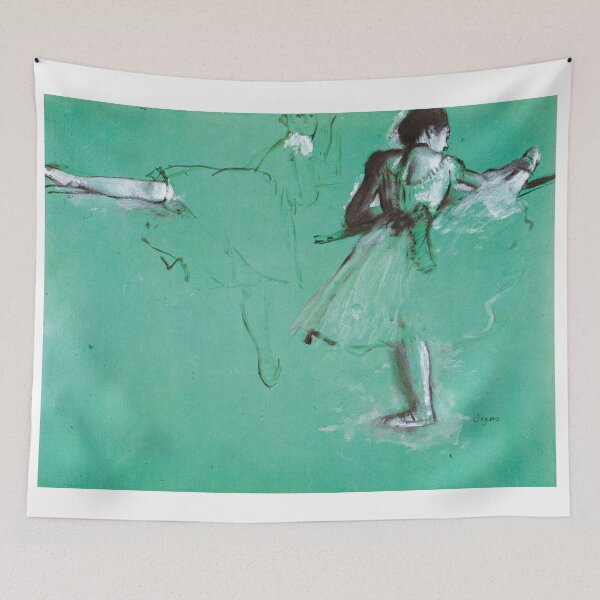 Item preview, Study for Two Dancers at the Bar is a painting by Edgar Degas designed and sold by Bellathewilde.