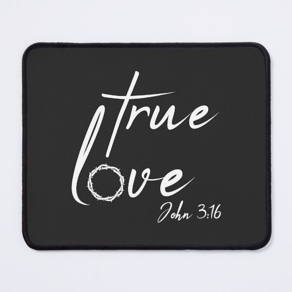 Item preview, Christian Design - True Love - John 3 verse 16 designed and sold by simplydesignart.