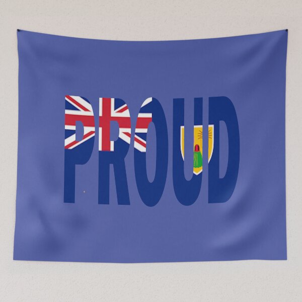 Item preview, Turks and Caicos Flag Designed in The Word Proud - Soca Mode designed and sold by Soca-Mode.