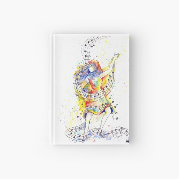 Dancing to the Music of Her Soul - Painted Hardcover Journal