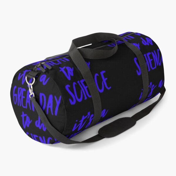 Item preview, It’s a great day to do science in blue font on black background designed and sold by UncleStuScience.