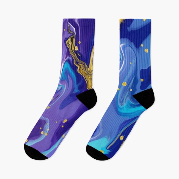 Item preview, Glitter and Gold - blue,purple, aqua, glitter designed and sold by pugmom4.