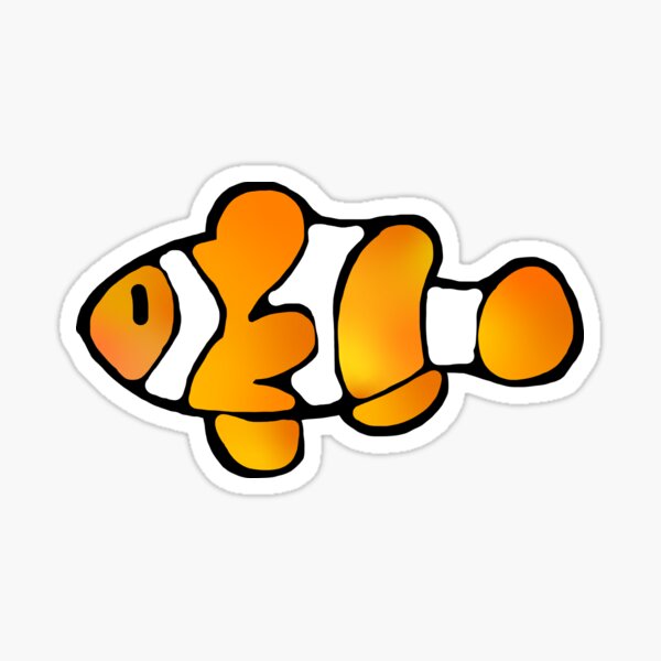 Item preview, Cartoon Clownfish designed and sold by Finnzilla.