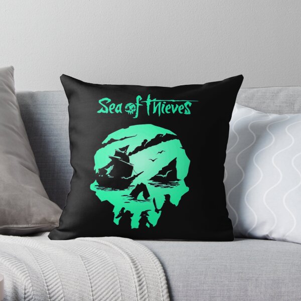 Sea of Thieves logo HD Shirt Throw Pillow