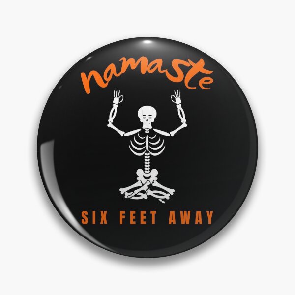 Item preview, meditating skeleton designed and sold by Hey-Nice-Shirt.
