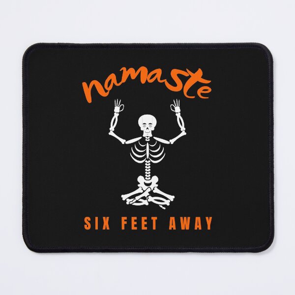 Item preview, meditating skeleton designed and sold by Hey-Nice-Shirt.