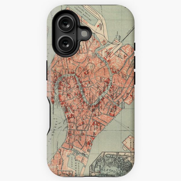 Item preview, Vintage Map of Venice Italy (1920) designed and sold by BravuraMedia.