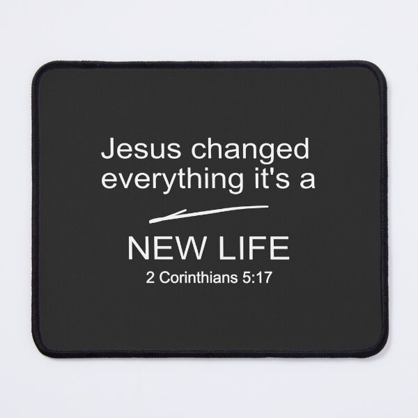 Item preview, Christian Design - It's a New Life - 2 Corinthians 5 verse 17 designed and sold by simplydesignart.