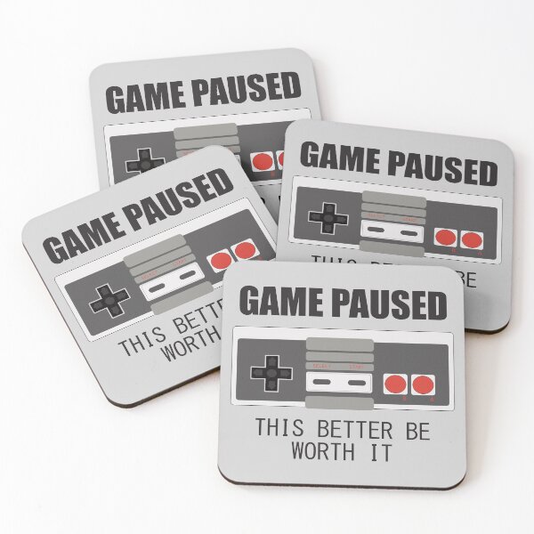Item preview, Game Paused. This Better Be Worth It designed and sold by FiaFiaPress.
