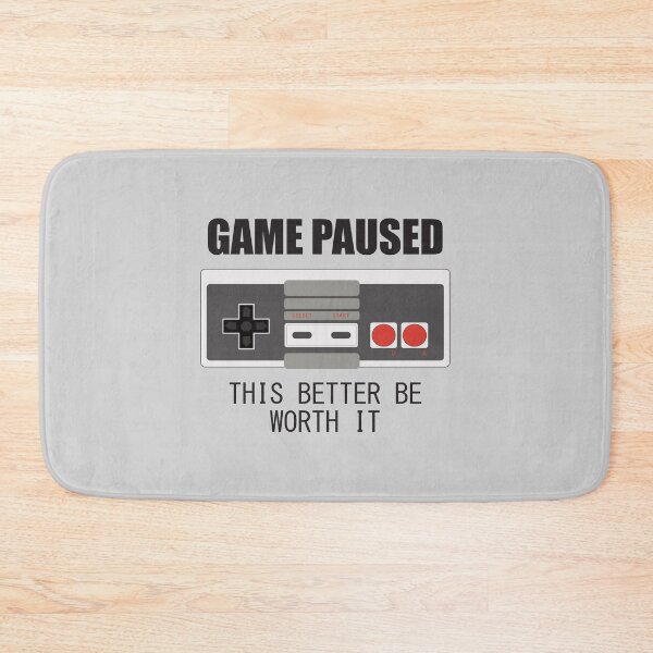 Item preview, Game Paused. This Better Be Worth It designed and sold by FiaFiaPress.