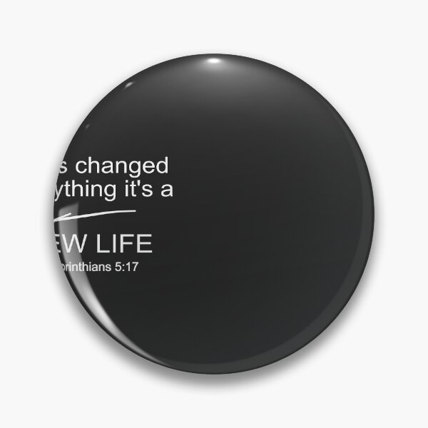 Item preview, Christian Design - It's a New Life - 2 Corinthians 5 verse 17 designed and sold by simplydesignart.