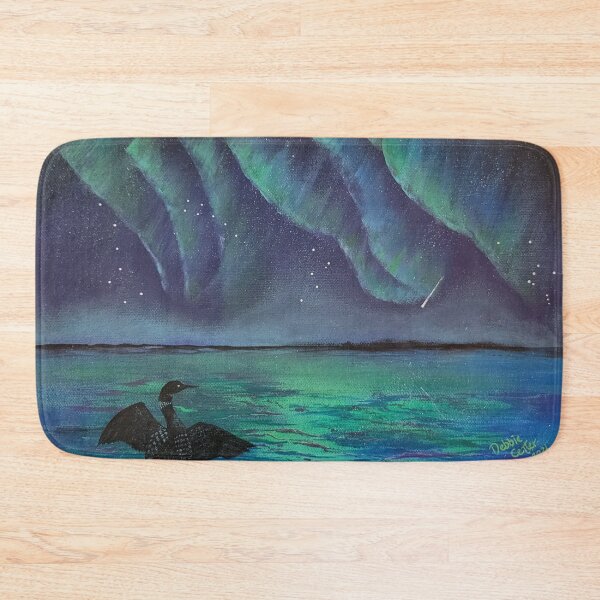 Item preview, Loon Admiring Aurora Borealis  designed and sold by Debbie Center.