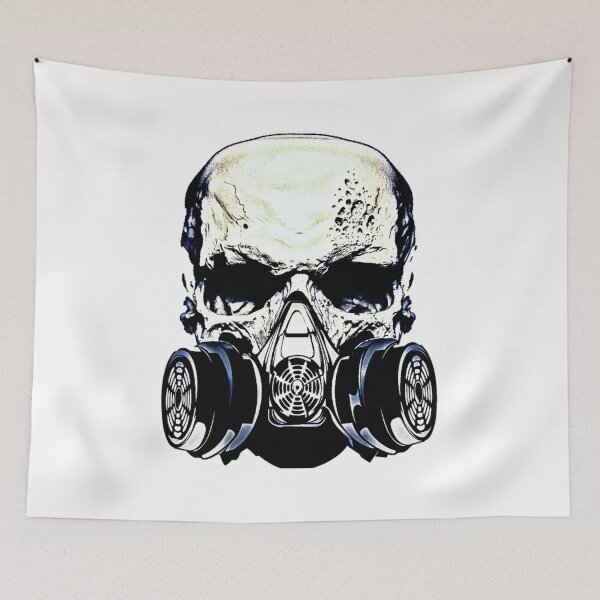 Item preview, 3D Skull with gas mask  designed and sold by RossBoehm.