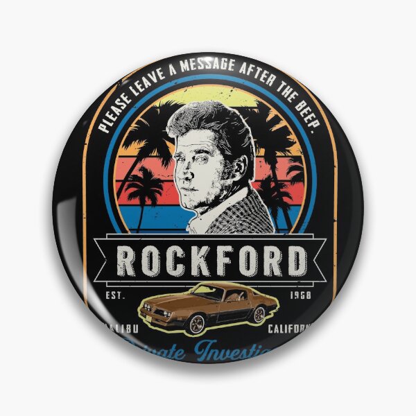 Item preview, Rockford Investigations designed and sold by Alema Art.