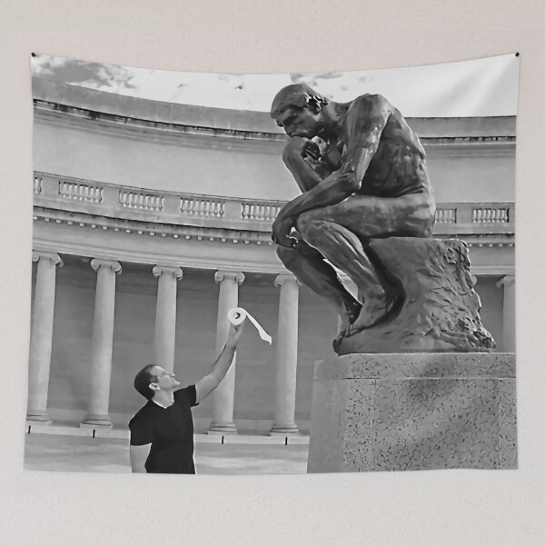 Item preview, Robin Williams Giving 'The Thinker' -  designed and sold by ndasemkrewak.