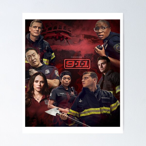 Item preview, 9-1-1 Poster  designed and sold by RossBoehm.