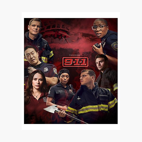 Item preview, 9-1-1 Poster  designed and sold by RossBoehm.