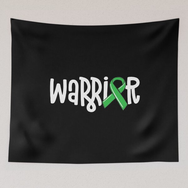 Item preview, Mental Health Warrior Awareness Green Ribbon Fighter designed and sold by 14thFloor.