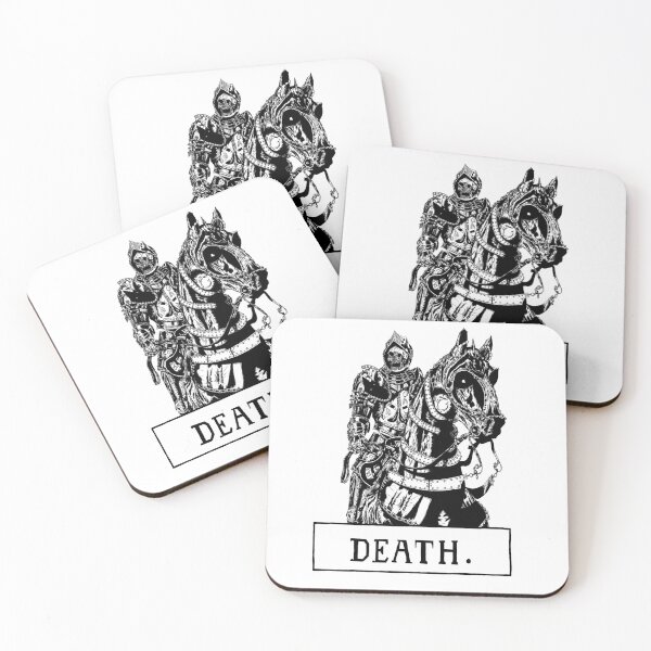 Item preview, Death Tarot Card - Black & White Variant designed and sold by DogFoodFactory.