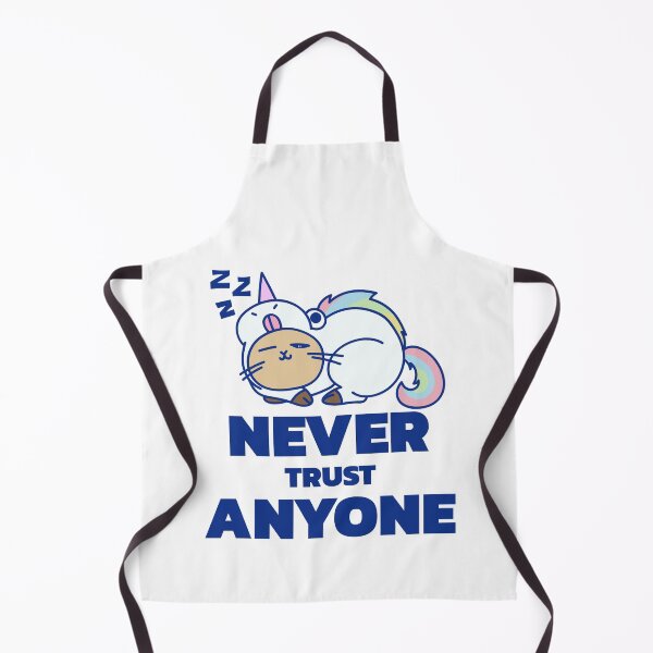Item preview, Never trust anyone - cat sleeps unicorn - never trust anyone designed and sold by emm-j.