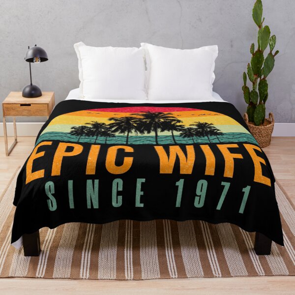 Item preview, Epic Wife Since 1971 Funny 51st wedding anniversary gift for her designed and sold by PlusAdore.