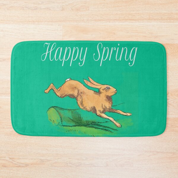 Item preview, Happy Spring with this happy hare designed and sold by hardscuffle.