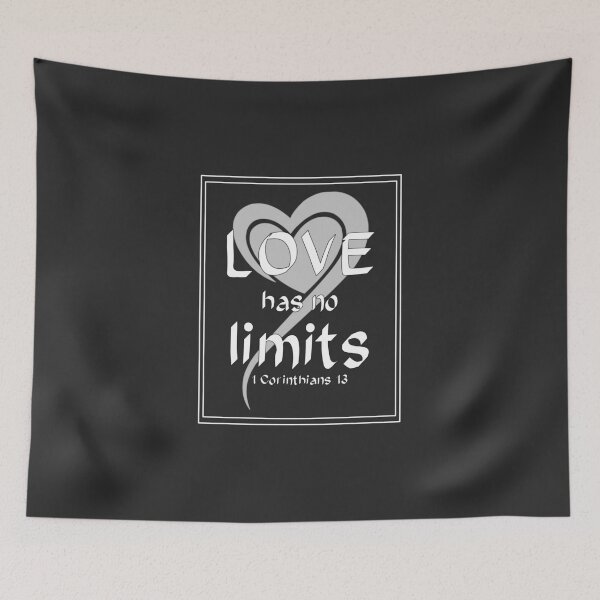 Item preview, Christian Design - Love has no Limits - I Corinthians 13 designed and sold by simplydesignart.