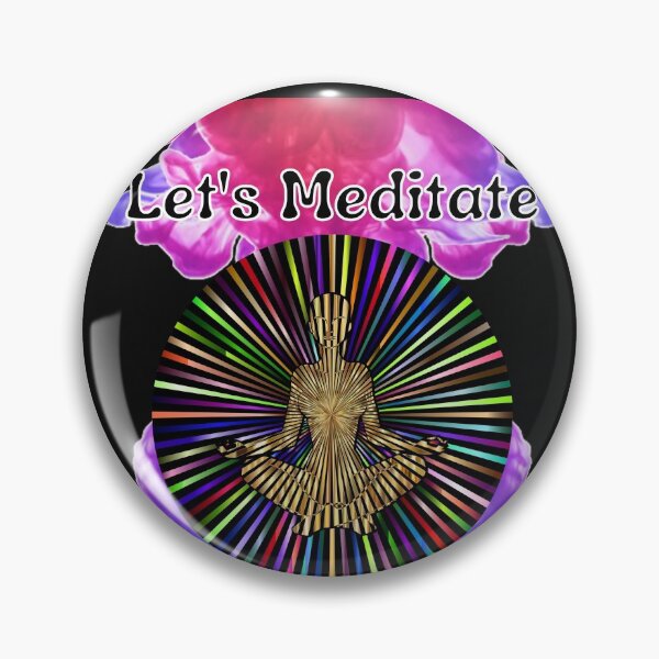 Item preview, lets meditate designed and sold by CrossyInk.