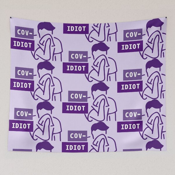 Item preview, Covidiot | Lockdown | Dan Andrews inspired design designed and sold by ShineCreative.