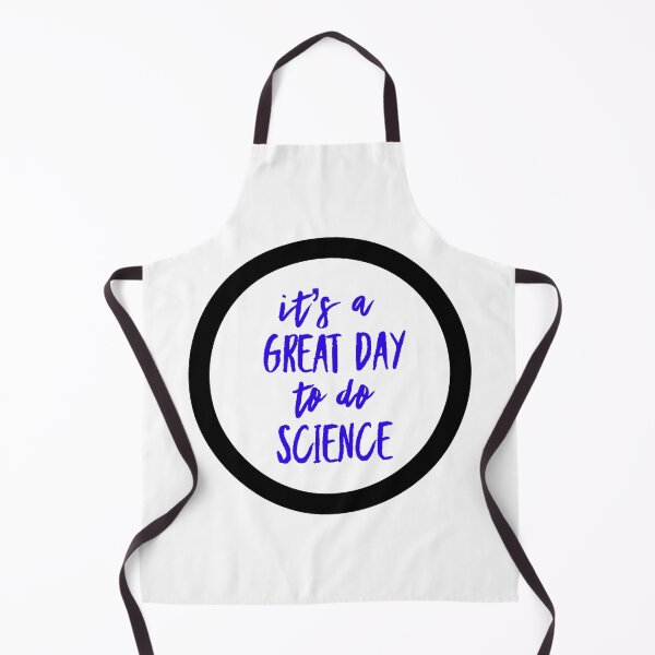 Item preview, It’s a great day to do science in blue and white font on white background designed and sold by UncleStuScience.