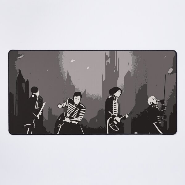  My Chemical Romance Mouse Pad, Round, Stylish, Play Mat,  Computer Mat, Waterproof, Scratch-Resistant, Non-Slip Rubber Sole, Durable,  Increases Mouse Accuracy, Multi-functional, Gift, For Office & Home Use :  Electronics