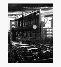 Comic Billiboard Photographic Print