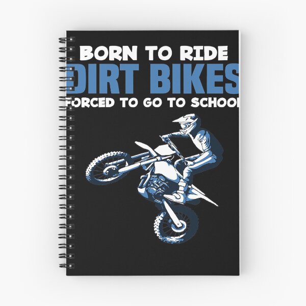 Item preview, Born Ride Dirt Bikes Forced School Funny Motocross Boy Gift  designed and sold by benjimenbenjim.