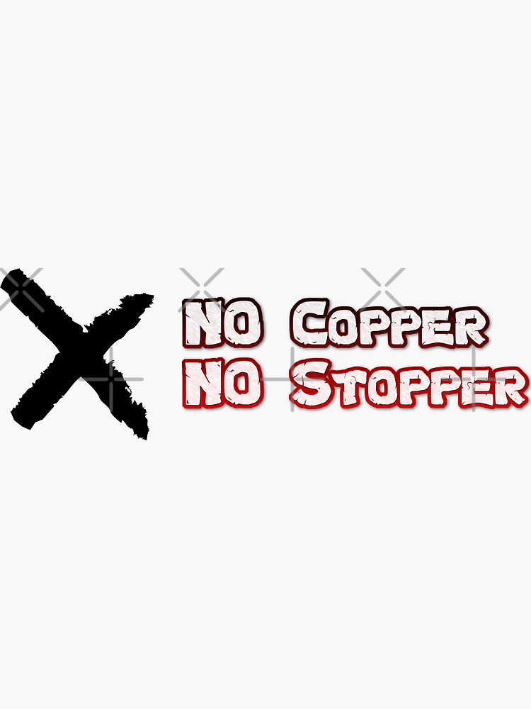 "No Cop, No Stop" Sticker for Sale by BadQuotes Redbubble