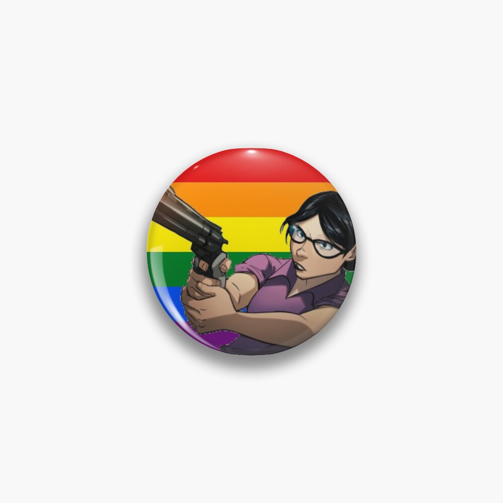 Miss Pauling Tf2 Rainbow Pride Flag Pin For Sale By Jiggyjohnkramer