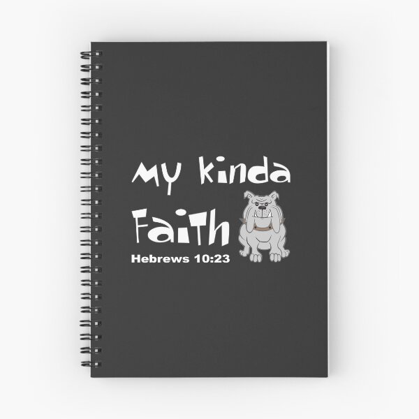 Item preview, Christian Design - My Kinda Faith - Bulldog - Hebrews 10 verse 23 designed and sold by simplydesignart.